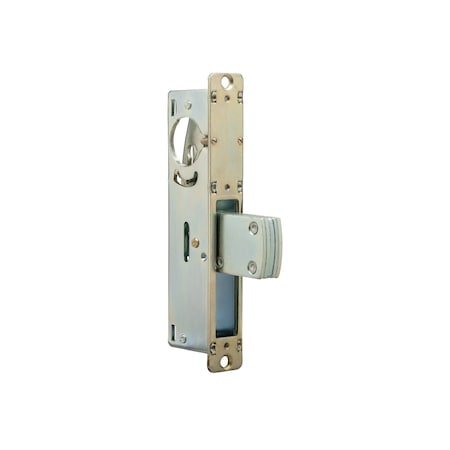 Global Door Controls 1-1/8 in. Mortise Lock with Deadbolt Function for Adams Rite Type Storefront Door in Aluminum TH1101-1-1/8-ALM